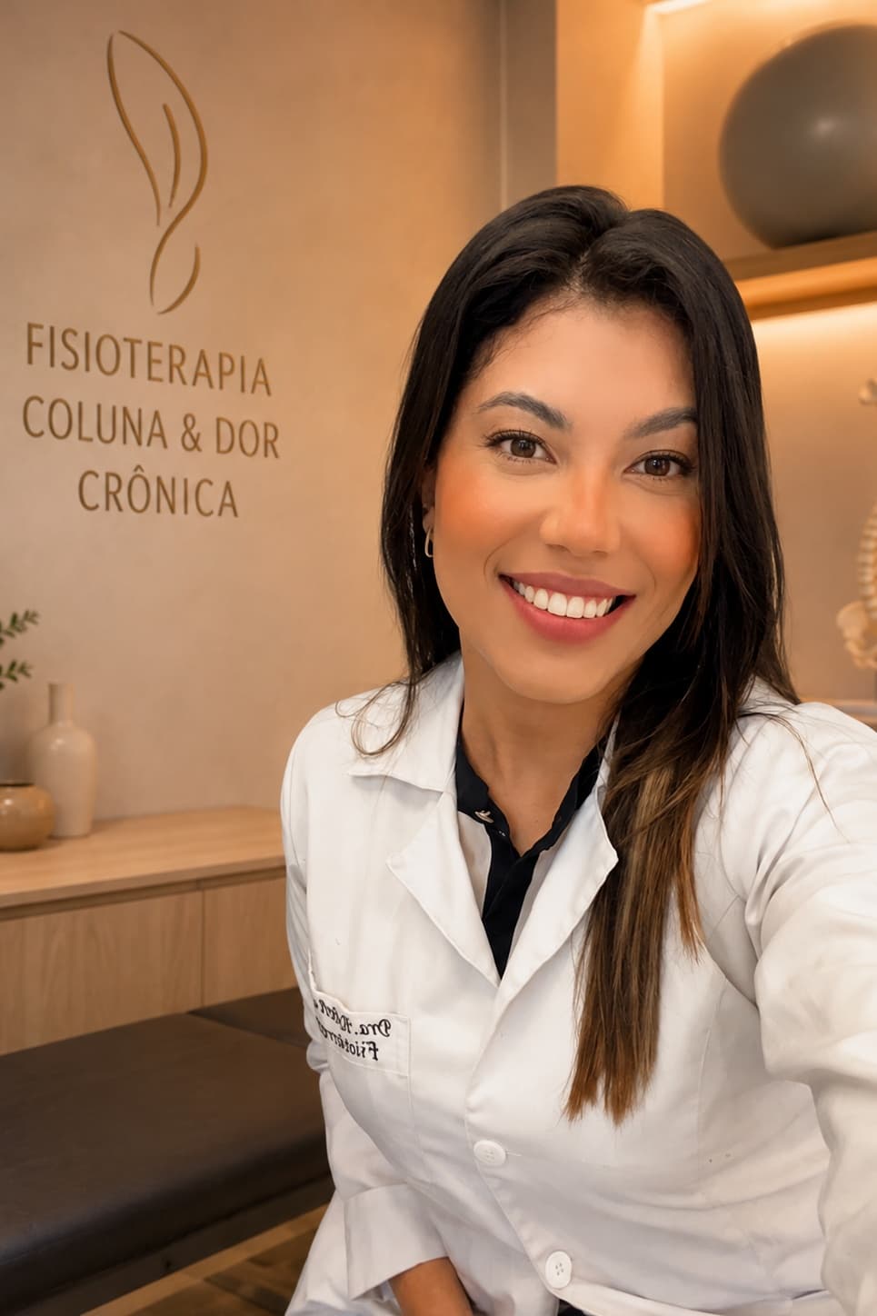 Roberta Leal, fisioterapeuta e osteopata especializada em coluna e dor crônica